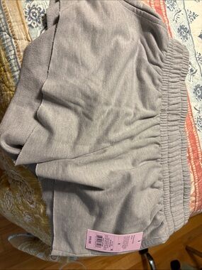 wild fable Light Gray Elastic-Waist Kids Shorts